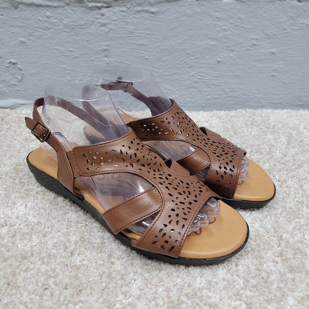Easy Street women's cutout strappy sandals